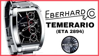 Eberhard Chrono 4 Temerario ETA 2894 lanti Dubois Dépraz [upl. by Eimarej]