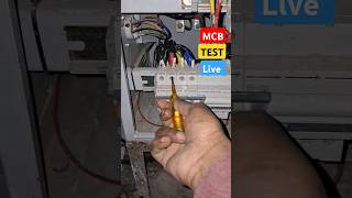 4 Pole Mcb live Test Kaise Check Karte Hai Hai  Sort HOW to 4 Pole Mcb 30mA Trippinag Test Live Che [upl. by Cheffetz]