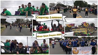 Carencro quot40th Annualquot Mardi Gras Parade 2024  Full Parade  Carencro Louisiana [upl. by Nairim]