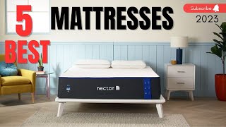 The 5 Best Mattresses Of 2023  Mattresse Buying Guide [upl. by Desdemona]