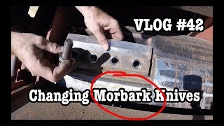 Changing Morbark Knives [upl. by Acirem]