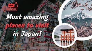 Top 10 Most Amazing Places to Visit in Japan [upl. by Lelia]