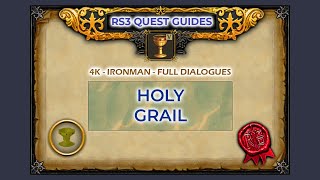 RS3 Holy Grail Quest Guide  4K  Ironman [upl. by Halle]