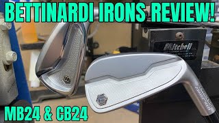 Bettinardi MB24 amp CB24 Iron Review Forged and Milled Irons [upl. by Naus]