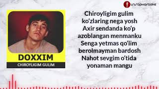 Doxxim  Chiroyligim Gulim KaraokeLyrics [upl. by Idnew]