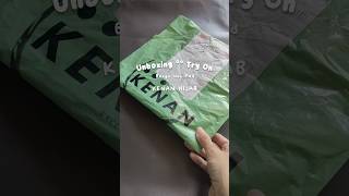 unboxing hijab bergo Kenan Hijab non pad [upl. by Airekat]