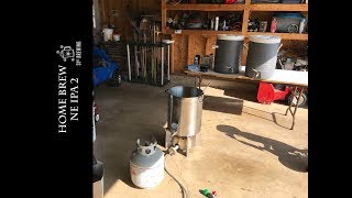 Home Brew All Grain NE IPA New England IPA Brew Day 2017 [upl. by Barbie]