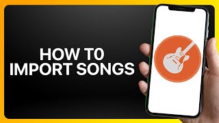 How To Import Songs Into Garageband Tutorial [upl. by Demetrius]