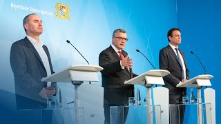 Pressekonferenz nach der Kabinettssitzung 24092024  Bayern [upl. by Jochebed862]