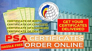 How to Order Your PSA Certificates Online  RODA Lifestyle🌻 [upl. by Les108]