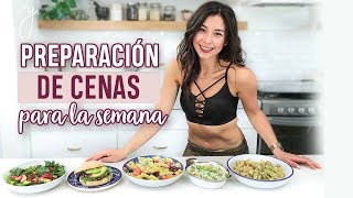 5 Cenas Saludables Rápidas Económicas Y Fáciles 🥙 I Yovana [upl. by Service]