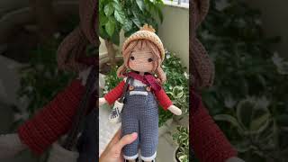 Eira doll  Pattern by moonlightcrochet89 christmas xmas merrychristmas crochet amigurumidoll [upl. by Derraj]