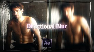 directional blur  after effects tutorial [upl. by Naux]