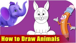 Learn How to Draw Cartoon Animals  The Fun and Easy way [upl. by Cyprian]