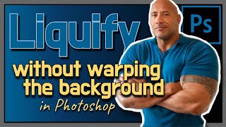 Photoshop Liquify without warping the background [upl. by Werby]