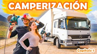 🛠️ Empieza la CAMPERIZACIÓN de nuestro CAMIÓN CAMPER 🚚😵 Vivir en ruta  Capítulo 1 [upl. by Lagas997]