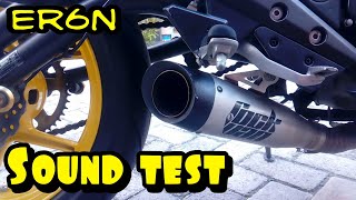 ER6N  Exhaust Sound Muffler RockVan  Suara Knalpot Racing Rick Van Kawasaki ER6N [upl. by Norda268]