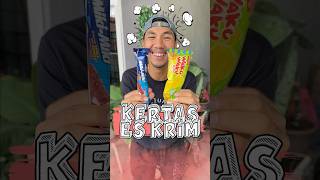 Kertas taruk dikepala jadi es krim 🍦 [upl. by Alil]