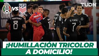 ¡Con GOLEADA y pelea Así fue el último partido entre México y Estados Unidos  TUDN [upl. by Neirb]