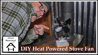 Amazing Wood Stove FAN Powered ONLY by HEAT Great Amazon Gift Idea VodaEcoFan [upl. by Yrrok34]