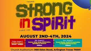 Be strong in the spirit  Christs Touch Ministries 9am service [upl. by Ettenwahs800]