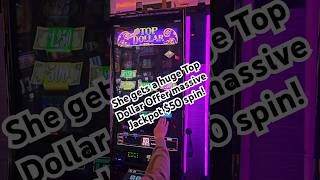 When the Top Dollar Gives you a massive offer 50 a spin slots slot casino casinos jackpot [upl. by Moynahan]