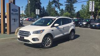 2017 Ford Escape Titanium Nav Moonroof Backup Camera AWD Review Island Ford [upl. by Sherrie]