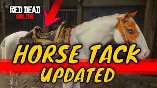 Red Dead Online  How to complete Horse Tack Updated Daily Challenge in RDR2 Online [upl. by Sirrom]