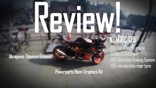 2015 KTM RC 125 Review [upl. by Siwel]