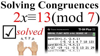 Solving Linear Congruences Modular Arithmetic [upl. by Inafit]