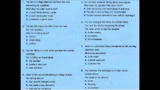 Listening FCE Test Part 1 with answers 01 [upl. by Roderich918]