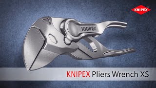 KNIPEX Pliers Wrench XS  86 04 100 [upl. by Tarttan744]