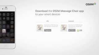 OSIM uMagic Massage Chair Pairing uMagic with Smartphones [upl. by Wahl111]