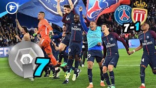 Le PSG atomise Monaco et décroche son 7e titre  Revue de presse [upl. by Dlopoel]