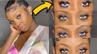 BEST AFFORDABLE Colored Contacts dark brown eyes  TTDEYE [upl. by Sydel]