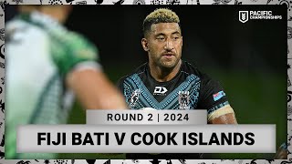 Pacific Championships 2024  Fiji Bati v Cook Islands Aitu  Full Match Replay [upl. by Anaitak85]