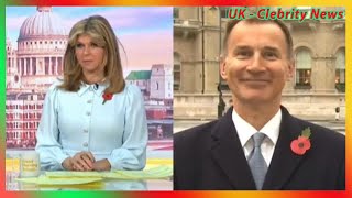 ITV GMBs Kate Garraway told stop over Jeremy Hunt clash in last ever interview [upl. by Nedrah]