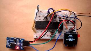 PIC16F877A with I2C SSD1306 OLED and DS3231 RTC [upl. by Lynelle]