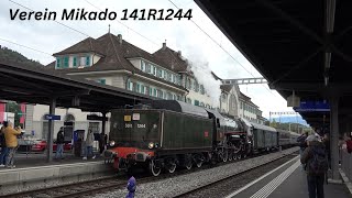 141R1244 auf Herbstfahrt ins Berner Oberland [upl. by Wilie]