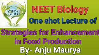 Strategies For Enhancement in Food Production in One Shot By Anju Maurya [upl. by Monjan]