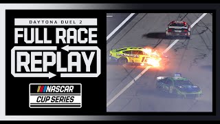 2024 NASCAR Bluegreen Vacations Duel 2 at DAYTONA  NASCAR Cup Series Full Race Replay [upl. by Adiaroz418]