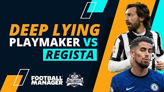 Deep Lying Playmaker vs Regista Football Manager Player Role strategistgaming fm21 [upl. by Carl]