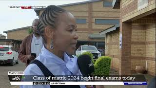 Matric Exams I quotWere looking forward to see outcomes of our effortsquot  Mabatho Riba  Principal [upl. by Menard887]