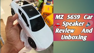 Spcker Review amp Unboxing Vlog 2 । MZ S659 Car Speaker। Mobile Bluetooth Speaker Review  5W Speaker [upl. by Kesley]