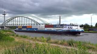 ⛴ UNIQUESHIP Stuurhut vóórop containerschip 02326170 uit Franeker 08 07 2019 [upl. by Bois917]