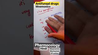 ANTI FUNGAL DRUGS MNEMONICSPHARMACOLOGYHINIDICLASSIFICATIONpharmacologyantifungal [upl. by Nyleda720]