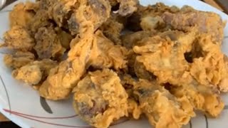 Tender Fried Chicken Gizzards Recipe [upl. by Ydnab]