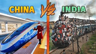 China Railways vs India Railways  This is truly shocking 🇨🇳 中国vs印度。。。我震惊了 [upl. by Sorvats]