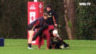 Week 2 Wales RBS 6 Nations Training Diary  WRU TV [upl. by Asela]