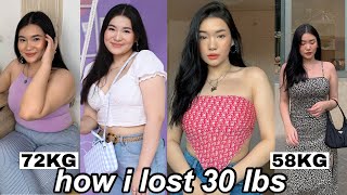 PAANO AKO PUMAYAT How I Lost 30lbs  My Weight Loss Journey  Toni Sia [upl. by Ellison]